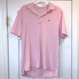 Vineyard Vines men’s pink polo shirt